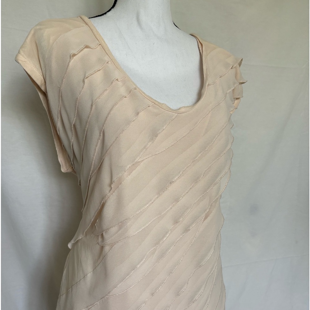 LOFT tee with soft ruffles
